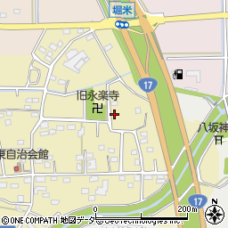埼玉県深谷市上増田46周辺の地図