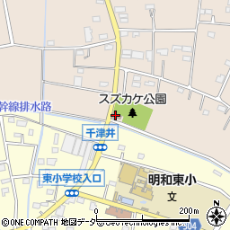 江黒郵便局周辺の地図
