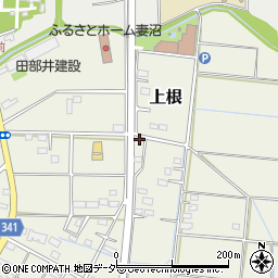 埼玉県熊谷市上根245周辺の地図