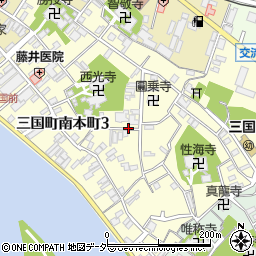 福井県坂井市三国町南本町周辺の地図