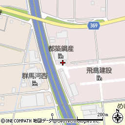 都築鋼産株式会社　北関東支店周辺の地図