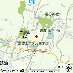 筑波児童館周辺の地図