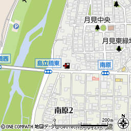 松本シェル石油株式会社　大久保原給油所周辺の地図