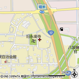 埼玉県深谷市上増田45周辺の地図