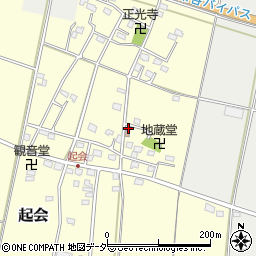 埼玉県深谷市起会271周辺の地図