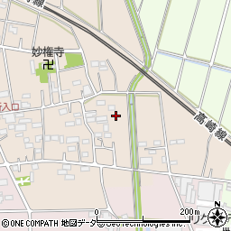 埼玉県深谷市沓掛87周辺の地図
