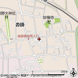 埼玉県深谷市沓掛47周辺の地図