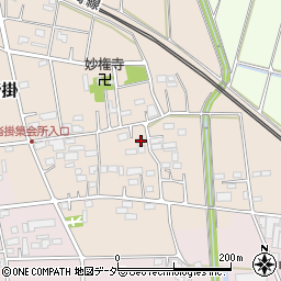 埼玉県深谷市沓掛14周辺の地図