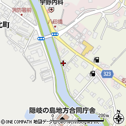 島根県隠岐郡隠岐の島町中町名田の四周辺の地図