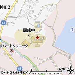 松本市立開成中学校周辺の地図