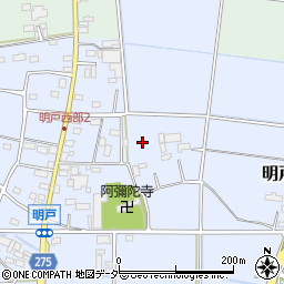 埼玉県深谷市明戸653-1周辺の地図