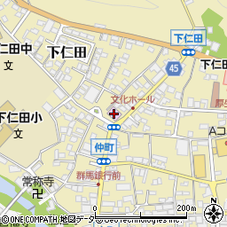 下仁田町文化ホール周辺の地図