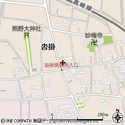 埼玉県深谷市沓掛36周辺の地図