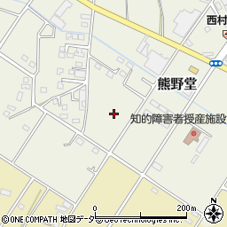 埼玉県児玉郡神川町熊野堂周辺の地図