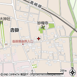 埼玉県深谷市沓掛33周辺の地図