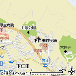 富岡署下仁田分庁舎周辺の地図