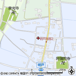 埼玉県深谷市明戸617周辺の地図