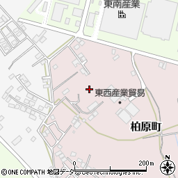 茨城県石岡市柏原町周辺の地図