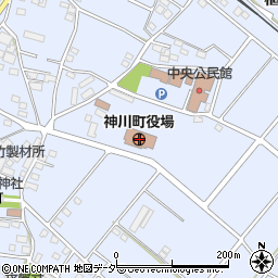 埼玉県児玉郡神川町周辺の地図