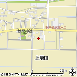 埼玉県深谷市上増田724周辺の地図