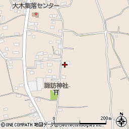 茨城県下妻市大木441周辺の地図