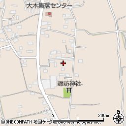 茨城県下妻市大木430周辺の地図