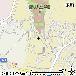 島根県隠岐郡隠岐の島町栄町1254周辺の地図