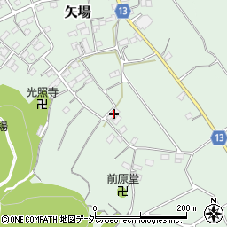 群馬県藤岡市矢場829周辺の地図