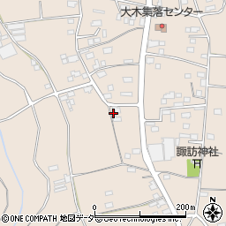 茨城県下妻市大木384周辺の地図