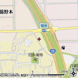 埼玉県深谷市上増田143周辺の地図