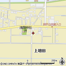 埼玉県深谷市上増田725周辺の地図