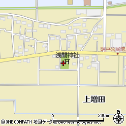 埼玉県深谷市上増田996周辺の地図