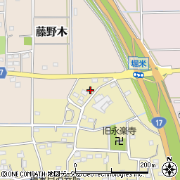埼玉県深谷市上増田191周辺の地図