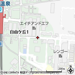福井県あわら市自由ケ丘周辺の地図