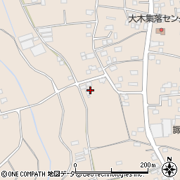 茨城県下妻市大木404周辺の地図