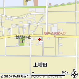 埼玉県深谷市上増田729周辺の地図