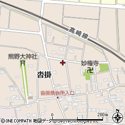埼玉県深谷市沓掛37周辺の地図