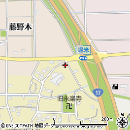 埼玉県深谷市上増田156周辺の地図