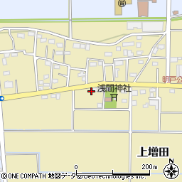 埼玉県深谷市上増田991周辺の地図