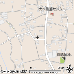茨城県下妻市大木407周辺の地図