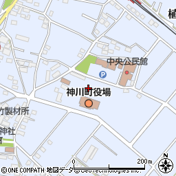 神川町役場　防災環境課周辺の地図