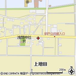 埼玉県深谷市上増田727周辺の地図