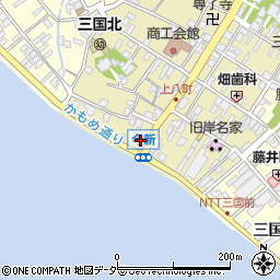 内田自動車　三国営業所周辺の地図