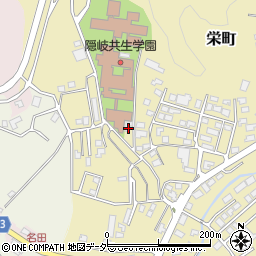 島根県隠岐郡隠岐の島町栄町1153周辺の地図