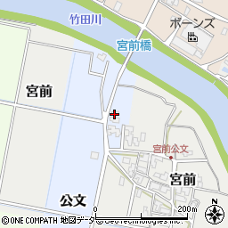 福井県あわら市公文周辺の地図