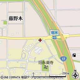 埼玉県深谷市上増田184周辺の地図