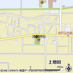 埼玉県深谷市上増田998周辺の地図