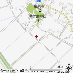埼玉県熊谷市善ケ島周辺の地図