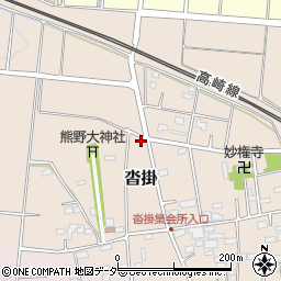 埼玉県深谷市沓掛40周辺の地図