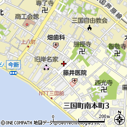 三国湊文化館周辺の地図